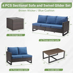 Belord 5-Seater Patio Conversation Set - Image 2