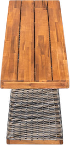 Christopher Knight Home Pasco Acacia Wood Outdoor Dining Table Set - Image 16
