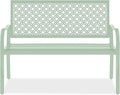 Best Choice Products Outdoor Bench 2-Person Metal Steel Benches Furniture by BestChoiceProducts