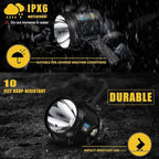 Spotlight 1000000 Lumens, 6 Modes Led Rechargeable Spotlight Flashlight As Seen - Image 5