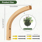 Wooden Plant Hangers - Image 2