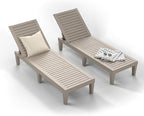 ROJIK Outdoor Chaise Lounge Chair Set of 2, by ROJIK