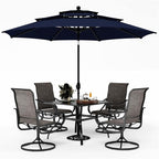 PHI VILLA Patio Table and Chairs Dining Set by PHIVILLAThepioneerofcomfortablehouseholdsupplies