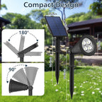 T-SUNUS Christmas Solar Powered LED Spot Light White 6000K, Separated Panel - Image 7