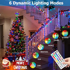 100ft Outdoor Rope Light, IP68 Waterproof 25 Color Changing String Lights - Image 4