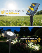 CORESLUX Solar Spot Lights Outdoor Waterproof IP68, 3-in-1 LED Cool Light Solar - Image 3