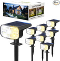 DAMINY Solar Spotlights Outdoor Waterproof IP65, 2 CCT, 4 Lighting Modes Solar by DAMINY