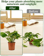 4 Pack Trellis for Climbing Plant Indoor, Small Metal Garden Trellis for Potted - Image 2