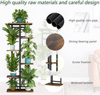 LINZINAR Plant Stand 6 Tier 7 Plant Multiple Flower Rack Holder Shelves Rack - Image 5