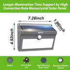 6 Pack Solar Motion Lights Outdoor Waterproof, 270° Wide Angle, 3 Modes Solar - Image 3