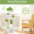 iDavosic.ly 6 Tier Plant Stand Indoor, Tiered Corner Plant Shelf - Image 2