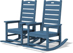 SERWALL Outdoor Rocking Chair Set of 2, Oversized Rocking Chair by SERWALL