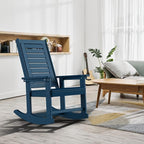 GREENVINES Outdoor Rocking Chairs | Set of 2 | Porch Rocker | HDPE Plastic | - Image 2