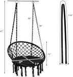 Giantex Hammock Chair Macrame Swing - Image 9