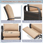 ATR ART TO REAL Outdoor Recliner, Outdoor Wicker Recliner Chair - Image 7