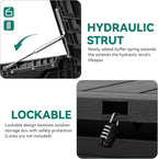 YITAHOME 100 Gallon Resin Deck Box, Weather Resistant Outdoor Storage Box - Image 2