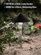 LEONLITE 12-Pack LED Low Voltage Landscape Lights, 3W Cast-Aluminum 12-24V - Image 4