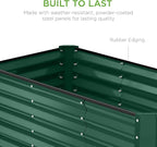 Best Choice Products 4x2x2ft Outdoor Metal Raised Garden Bed, Deep Root Planter - Image 5