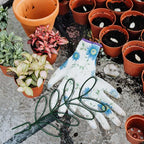 2Pack Indoor Plant Trellis Metal Wire Garden Trellis ，Small Climbing Leaf Shape - Image 3