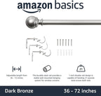 Amazon Basics Sturdy Adjustable Curtain Rod - Image 2