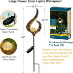 Outdoor Garden Gifts Solar Lights Stake Waterproof, Mothers Day Gifts Mom - Image 4