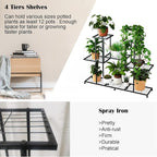 Twhep Metal Plant Stand, 5 Tiers Multifunctional Plant Stands - Image 6