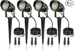 12W Low Voltage LED Landscape Lights - 12V Super Warm White Spotlight Landscape by LemonBest