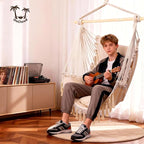 ONCLOUD Hammock Chair Hanging Rope Swing, Load Capacity Up to 550 LBS Macrame - Image 7