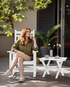 SERWALL Folding Outdoor Side Table Set of 6, Adirondack End Table - Image 10