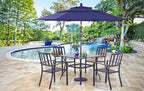 PHI VILLA 5 Piece Outdoor Dining Set - Image 6