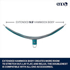 ENO, Eagles Nest Outfitters DoubleNest Lightweight Camping Hammock, 1 to 2 - Image 2