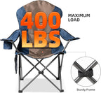 2 Pack Folding Camping Chairs for Adults - Image 4