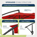 wikiwiki 10ft Patio Umbrella - Image 4