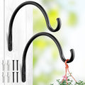 Qiang Ni Hanging Plant Bracket Hooks: 5.5 Inch Wall Plant Hook Planters and by QiangNi