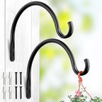 Qiang Ni Hanging Plant Bracket Hooks: 5.5 Inch Wall Plant Hook Planters and by QiangNi