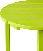 WestinTrends Dylan Adirondack Round Outdoor Side Table - Image 9