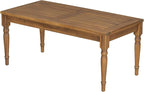 Christopher Knight Home Lama Rectangular Outdoor Coffee Table, Slat Panel Side - Image 4