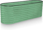 Plant & Plot Galvanized Raised Garden Beds Outdoor // 6×2×2 ft Planter Raised by PlantPlot