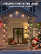 XMCOSY+ Smart Outdoor String Lights, 98Ft Patio Lights Waterproof, App Control - Image 4