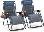 Sophia & William Oversized XXL Zero Gravity Chair Set of 2, Outdoor Recliner by SophiaWilliam