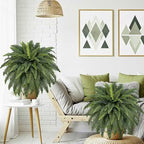 42" Artificial Boston Fern Large Bush Plants, 2 Bundles of Fake Ferns - Image 7