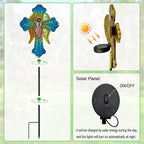 Solar Cross Garden Stake Lights - Image 6