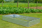 3 Pack 6x3x1FT Galvanized Raised Garden Beds Kit Outdoor Metal Gardening - Image 4