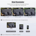 HAPPYGRILL Patio Rattan Wicker Daybed - Image 7