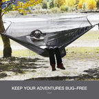 Miztli Camping Hammock with Net and Rain Fly, Portable Lightweight Outdoor - Image 3
