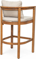 Christopher Knight Home Kuart Acacia Wood Outdoor Bar Stool Set of 2 - Image 10