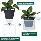 D'vine Dev 10 Inch Design Self Watering Planter - Image 7