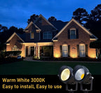 TOVEENEN LED Outdoor Landscape Spotlight 120V 12W Waterproof Spot Lights - Image 3