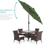 Best Choice Products 7.5ft Outdoor Solar Market Table Patio Umbrella - Image 2