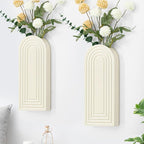 Wooden Wall Art Decor: Wall Vases by Unknown